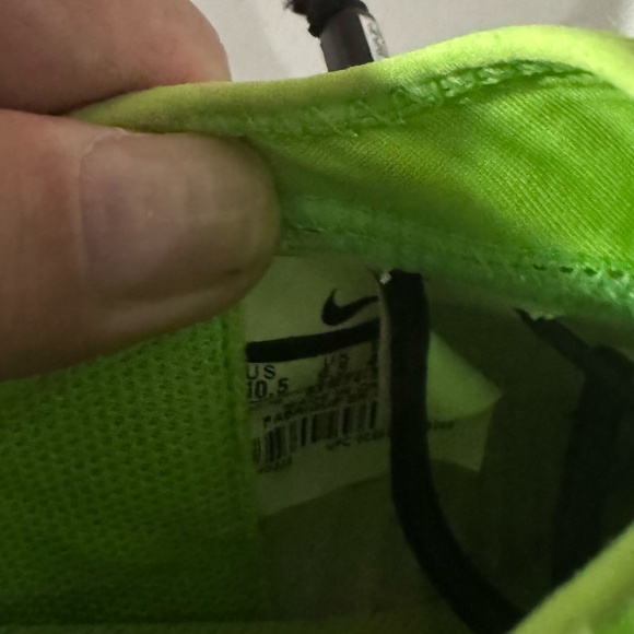 Nike Mercurial Neon Green track like shoes. size 10 1/2. - Picture 5 of 5